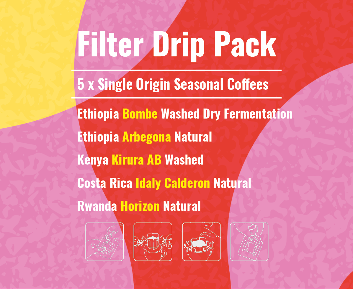 5 Pack - Filter Drip Pack - Seasonal Coffees